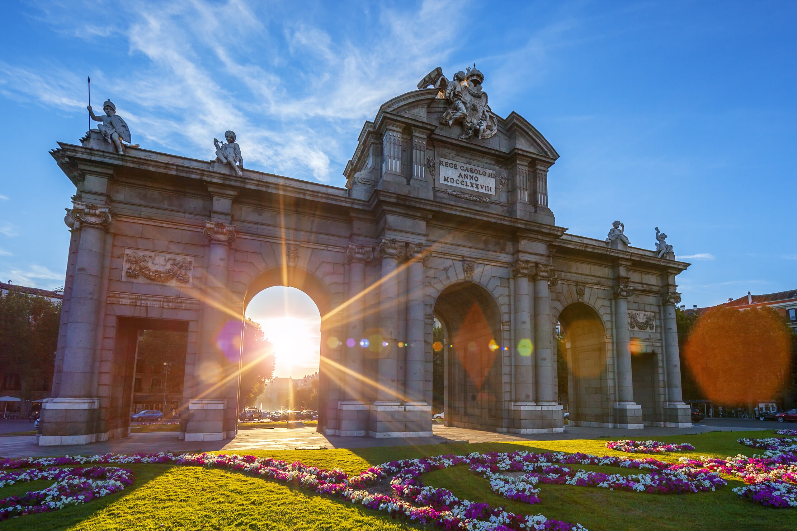 Puerta de Alcala located at Madrid